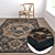 Luxury Textured Carpet Set 3D model small image 5