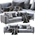 Modern Boconcept Fargo Sofa 3D model small image 1