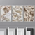 Modern Abstract Triptych Photo Frames - Set of 3 3D model small image 1