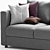 Elegant Ikea Finnala 3-Seater Sofa 3D model small image 3