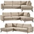 Athena Corner Kaza Sofa | Stylish and Spacious 3D model small image 1
