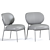 Elegant Pedrali Blume Dining Chair 3D model small image 5