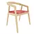 Elegant Mascarpone Dining Chair 3D model small image 3
