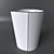 Luxury Porcelain Bath Accessories Set - Labrazel Lino Platinum 3D model small image 2