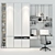 Modern Grey Cabinet - 071 3D model small image 3