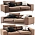 Ditre Italia Anderson: Modern Italian Sofa with Sleek Design 3D model small image 2