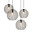 Stylish Glass Pendant Light 3D model small image 1