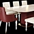 Elegant Dining Group by SCAPPINI & C 3D model small image 3
