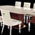 Elegant Dining Group by SCAPPINI & C 3D model small image 4