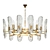 Elegant Candela Chandelier 3D model small image 3