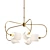Elegant Ring 5-Light Chandelier 3D model small image 1