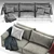 Poliform Bristol Modern Sofa 3D model small image 5