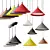 CONO Pendant Light: Sleek Aluminum Design 3D model small image 1