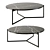 Garda Steel and Marble Coffee Table 3D model small image 1