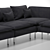 Modern Ikea SÖDERHAMN Sectional for Stylish Living 3D model small image 8