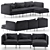 Modern Ikea SÖDERHAMN Sectional for Stylish Living 3D model small image 11