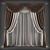 Elegant Polys Curtains 3D model small image 1