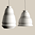 Elegant Glass Ceiling Lamps 3D model small image 12