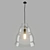 Elegant Glass Ceiling Lamps 3D model small image 15