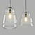 Elegant Glass Ceiling Lamps 3D model small image 16