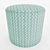 La Redoute Semeon Fabric Pouf 3D model small image 3
