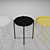 Gladom: Stylish Metal Side Table 3D model small image 4
