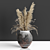 Vintage Vase with Dry Plants 3D model small image 10