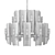 Elegance Illuminated: Fontana Arte Chandelier 3D model small image 2