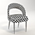 Couture Chic Upholstered Chair 3D model small image 2