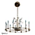 Tynell 2013 Chandelier: Elegant Floral Design 3D model small image 1