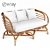 Luxury Comfort: Farah Sofa 3D model small image 1