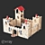 Majestic Fortress: Enchanting Castle Toy 3D model small image 1