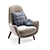 Luxurious Poliform Mad King Armchair 3D model small image 2