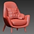 Luxurious Poliform Mad King Armchair 3D model small image 4