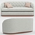 Stylish Wedyan Sofa: Unwrapped, Retopologized, and Meshsmooth-Enhanced! 3D model small image 2