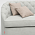 Stylish Wedyan Sofa: Unwrapped, Retopologized, and Meshsmooth-Enhanced! 3D model small image 4