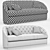 Stylish Wedyan Sofa: Unwrapped, Retopologized, and Meshsmooth-Enhanced! 3D model small image 5