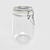 Sleek Storage Solution: Ikea Glass Jar 3D model small image 1