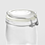 Sleek Storage Solution: Ikea Glass Jar 3D model small image 2