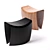 Minimalist Gallery Stool - Model 1610 3D model small image 1