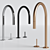 Versatile Kitchen Faucet with Handshower 3D model small image 1