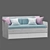 Breeze Ottoman Bed: Refresh Your Space 3D model small image 1