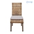 Scott Living Kubu Rattan Dining Chair 3D model small image 4