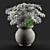 Delicate Daisy Vase Bouquet 3D model small image 1