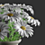 Delicate Daisy Vase Bouquet 3D model small image 2