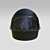 Sleek Motorcycle Helmet - High/Low Poly 3D model small image 11