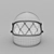 Sleek Motorcycle Helmet - High/Low Poly 3D model small image 13