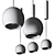 Smart Ball Suspension 115: Contemporary Belgian Design 3D model small image 3