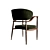 MASON Upholstered Dining Chair 3D model small image 2