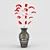 Elegant Rosé Vase: 3D Design 3D model small image 1